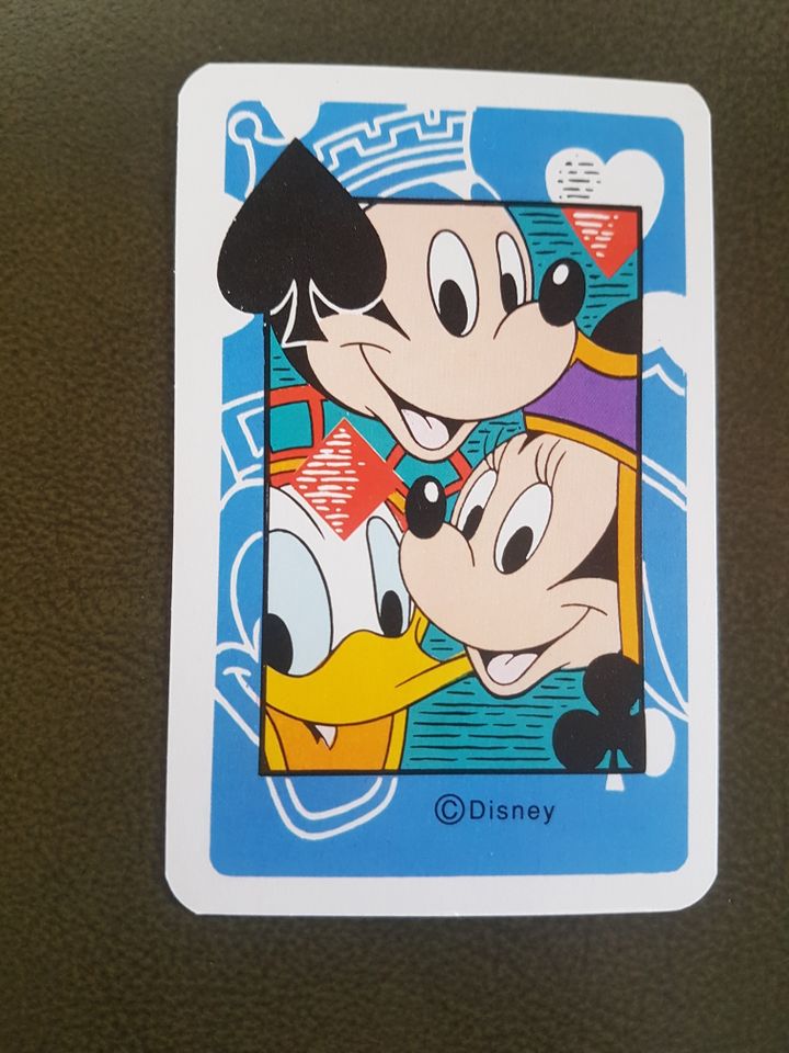 Spielkarten Disney Fa. Waddingtons von 1993; sehr selten in Neuburg am Inn