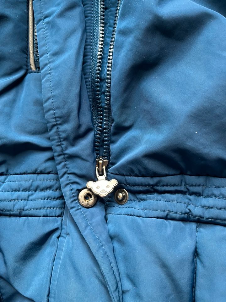 Steiff Winterjacke Jacke blau Knopf im Ohr in Neuenkirchen-Vörden