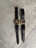 2 Armbanduhren mit schwarzem Lederarmband Hessen - Oberursel (Taunus) Vorschau