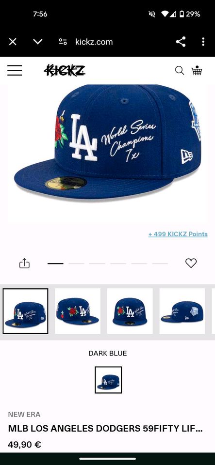 New Era Cap MLB LA Dodgers all-over 7 ½ (Fitted, 59Fifty Kappe) in Plochingen