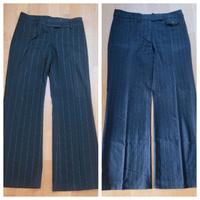 Stoffhosen wide leg von H&M Gr.36 schwarz und grau Sachsen - Mülsen Vorschau