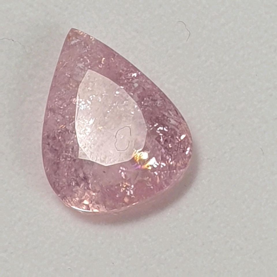 Echter fac. Turmalin Paraiba Tropfen ( 9,45 Carat ) rosa natur in Recklinghausen