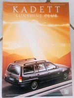 Prospekt Opel Kadett E Caravan Sondermodell Sunshine Club 1988 Hannover - Kirchrode-Bemerode-Wülferode Vorschau