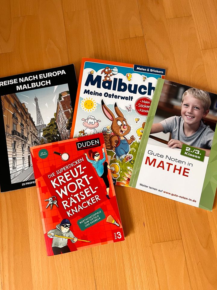 Malbücher/ Rätselbücher Kinder gratis/ zu verschenken in Bad Dürkheim