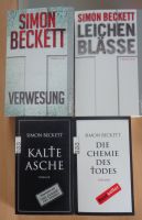 Simon Beckett 4 Bücher Leichenblässe Kalte Asche Chemie Verwesung Bayern - Manching Vorschau