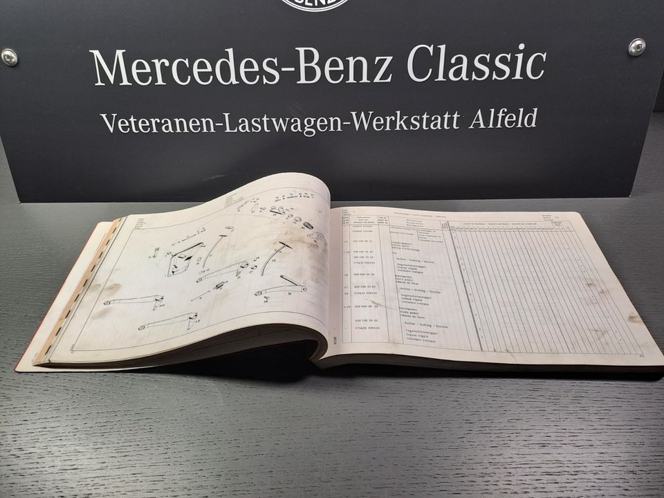 Mercedes-Benz Fahrgestell-Ersatzteilliste Type L 408 G - O 309B in Alfeld (Leine)