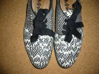 Lanvin, Schnürschuhe, schwarz/weiß, Schleife, Gr. 41 Nordrhein-Westfalen - Eitorf Vorschau