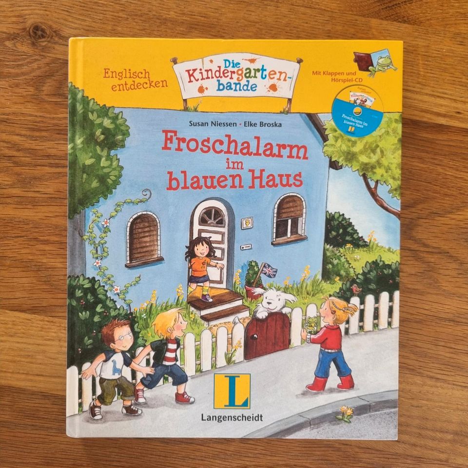 Englisch für Kinder: Buch und CD "Froschalarm im blauen Haus" in Gröbenzell