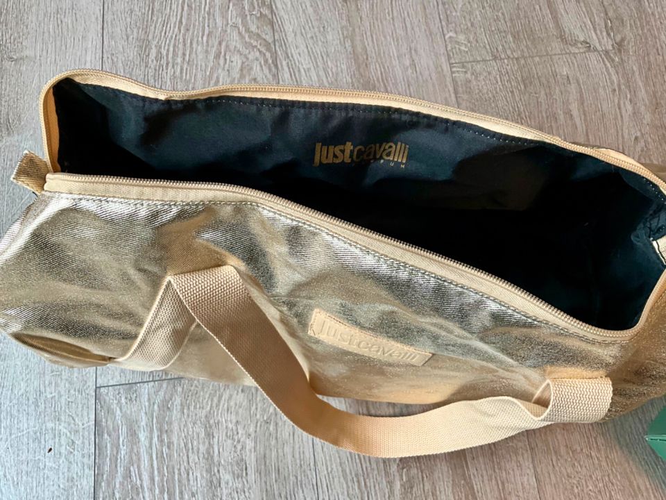 Roberto Cavalli Sporttasche in Gold - NEU- Just Cavalli in Dinslaken