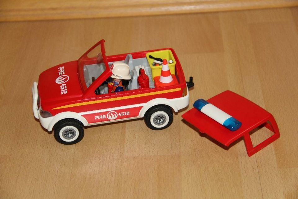 Playmobil Feuerwehr - Kommandowagen (4822) in Grebenstein