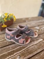 LURCHI Sandalen Mädchen grau Glitzer Gr. 22 Bayern - Niederrieden Vorschau