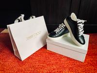 Jimmy Choo Sneaker schwarz weiß 38 1/2 Nappa Echtleder Innenstadt - Köln Altstadt Vorschau