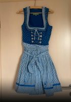 XXS 32 Countryline Dirndl blau weiß kariert knielang Bayern - Wallersdorf Vorschau