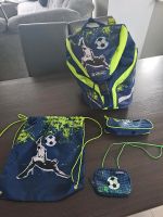 Schulrucksack  von Herlitz Fussball Motiv  Marineblau/grün Nordrhein-Westfalen - Herten Vorschau