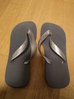 Original Havaianas FlipFlops / Zehentrenner silber Gr.39 - 40 Hessen - Darmstadt Vorschau
