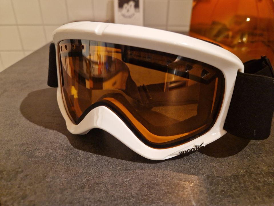 Anon Helix Skibrille weiß Snowboard Brille - Erwachsene unisex in Bruchsal