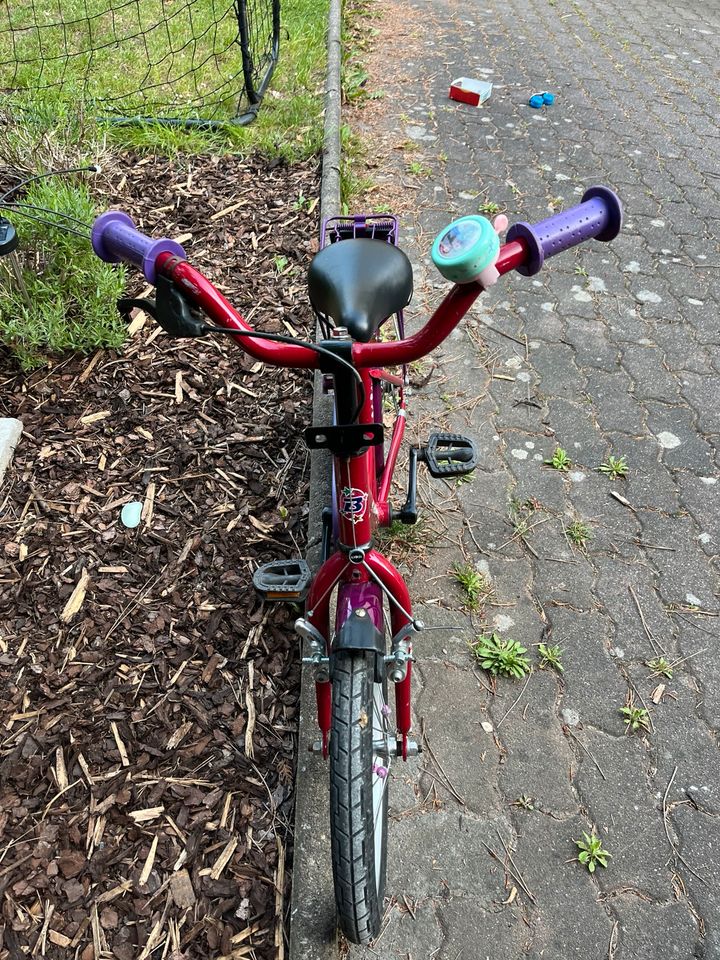 Kinderfahrrad rosa rot in Greiz