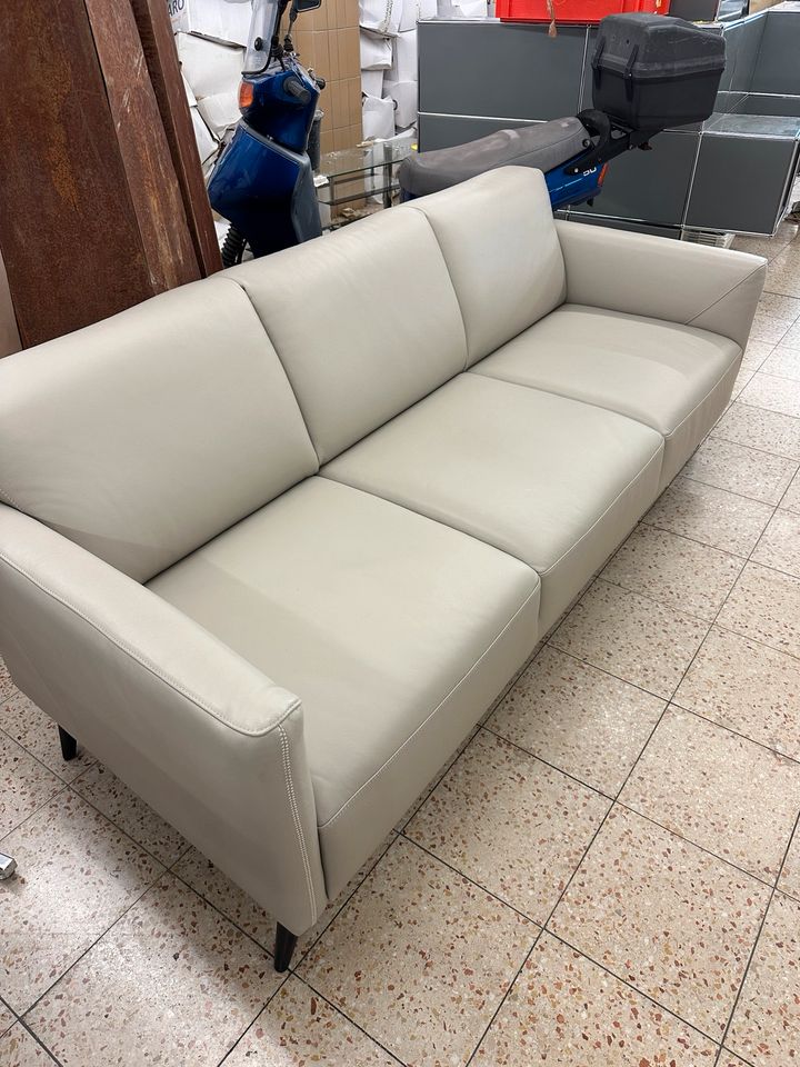 Natuzzi Ledersofa Sofa Couch 3 Sitzer in Regensburg