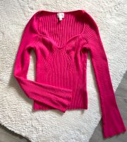 H&M Oberteil Shirt langarm gerippt pink L Hessen - Großalmerode Vorschau