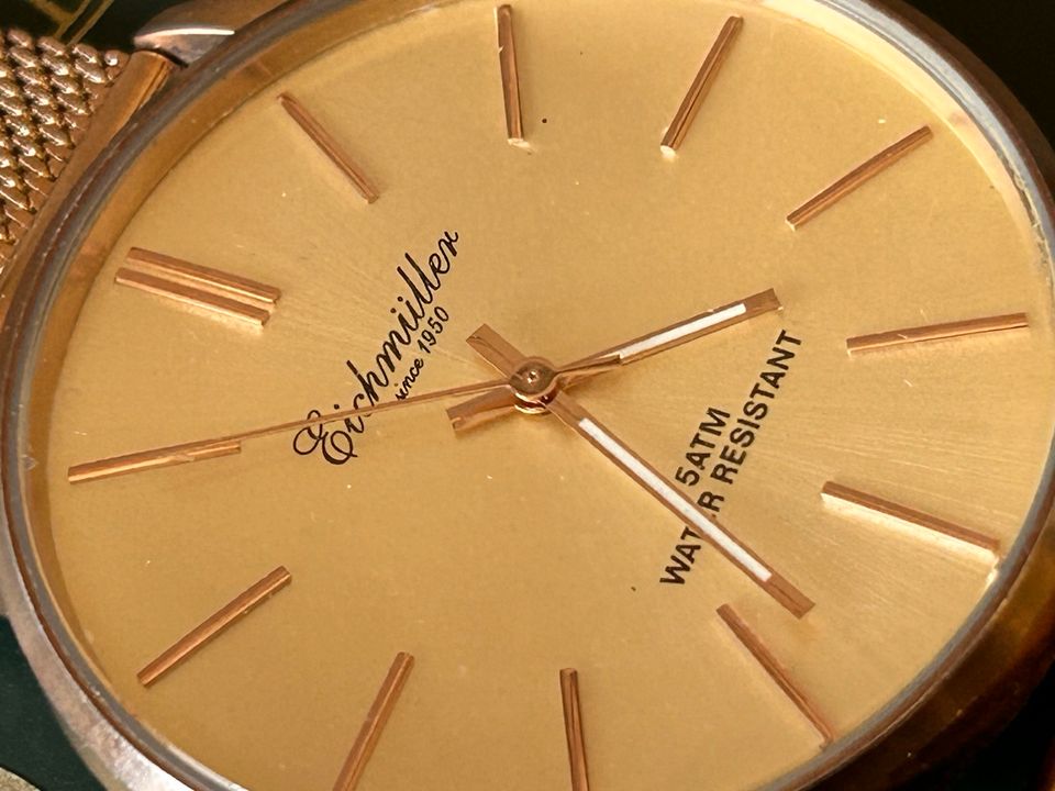 Eichmüller 1950 Armbanduhr Vintage Retro Uhr Farbe Roségold in Dortmund