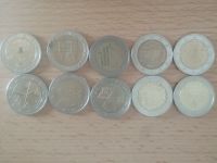 10 x verschiedene 2 Euro Münzen 2 EUR Münzen Sammeln Münze Bayern - Ingolstadt Vorschau