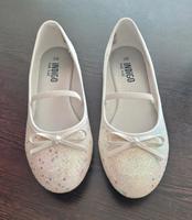 Kommunionschuhe Ballerinas weiß glitzer pink Bayern - Duggendorf Vorschau