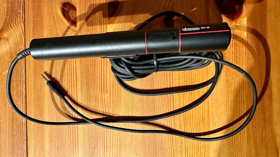 Vivanco EM 32 Elektret-kondensator Mikrofon – schwarz in Bendestorf