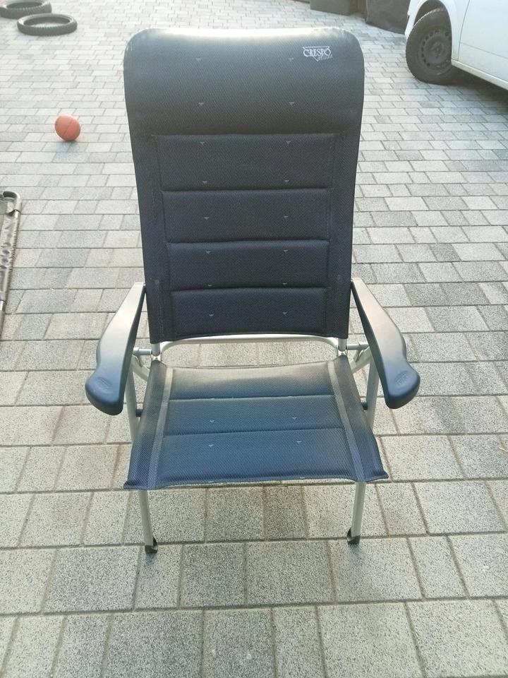 1x Crespo Camping Deluxe XL Stühle,Brunner Titanium Next 4 Tisch in Weihenzell