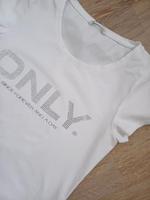 T-Shirt von ONLY Gr. M - Gr. 38 - weiß Nordrhein-Westfalen - Krefeld Vorschau