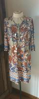 HEINE Druck-Kleid beige-braun-blau Gr.44/42 Bayern - Weyarn Vorschau