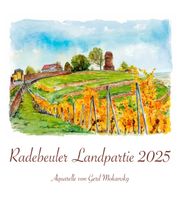 Kunst Kalender Radebeuler Landpartie 2025 Gerd Mokansky Aquarelle Dresden - Pieschen Vorschau