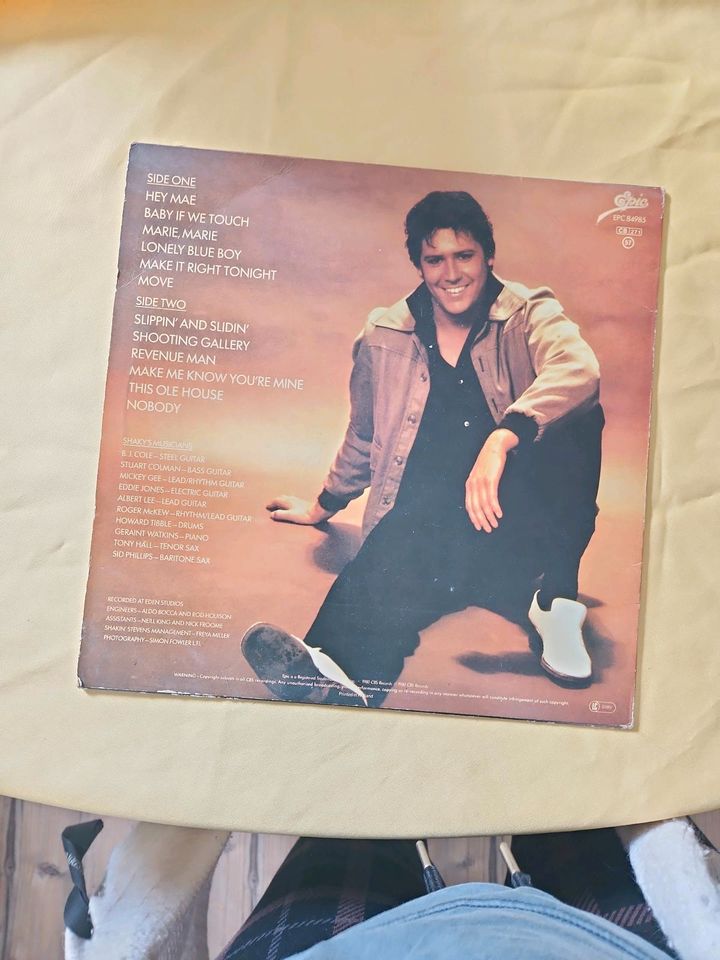 Schallplatten,  Shakin Stevens in Duisburg