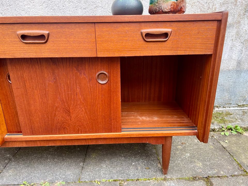 Midcentury Sideboard Vintage Teak Danish Design in Hürth