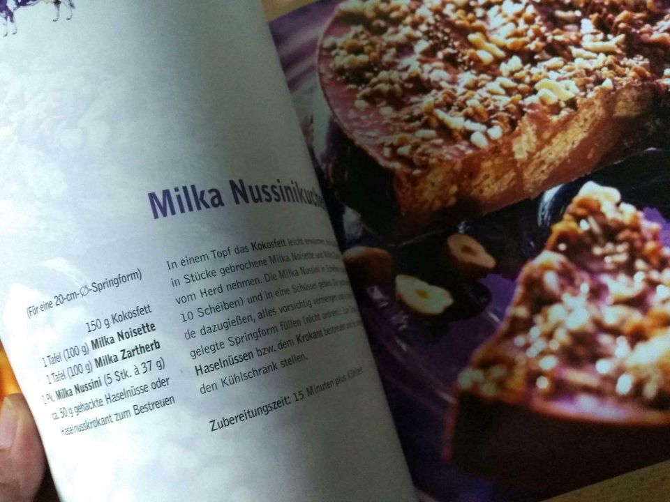 Milka das Backbuch auch 2001, Backbuch Milka Kinderbücher in Ellingen