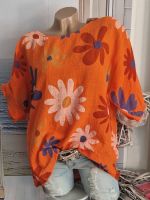 Tunika Bluse Italy orange Blumen 40 42 44 Baumwolle NEU Nordrhein-Westfalen - Mönchengladbach Vorschau