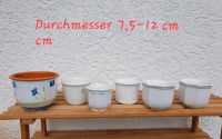 Blumentöpfe/ Übertöpfe in vielen Farben u. Größen ( 5,5  -15 cm) Bayern - Buchloe Vorschau