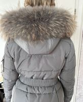 Winterjacke Parka grau Gr 42 Kapuze mit Fell Bayern - Gaimersheim Vorschau