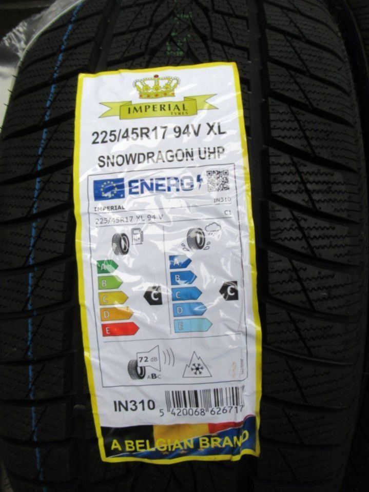 Imperial Snowdragon UHP 225/45 R17 94V XL Winterreifen Neu ! in Ockenheim