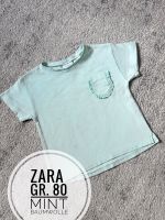 80 zara Tshirt Mädchen Baumwolle mint Oberteil Sommer top Shirt g Nordrhein-Westfalen - Leverkusen Vorschau