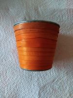 55x ÜBERTÖPFCHEN ZINN-ALU -HOLZ orange Übertopf klein Bayern - Regensburg Vorschau