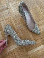 guess high heels pumps beige nieten stiletto spitz logo print Rheinland-Pfalz - Trier Vorschau