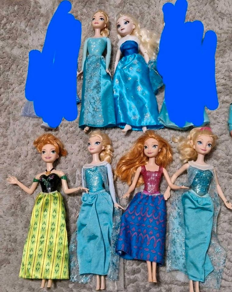 Anna und Elsa Eiskönigin Puppen Barbies in Chemnitz