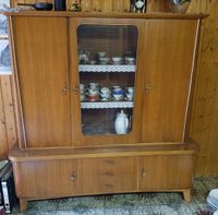 Alter Echtholz Schrank 50er Jahre Deko Vintage Nordrhein-Westfalen - Paderborn Vorschau