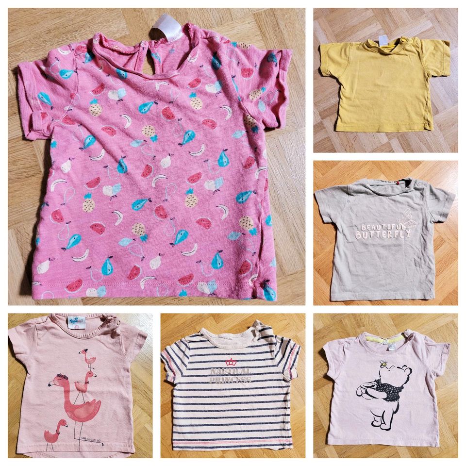 Kinderkleidung 10x T-Shirt Gr.74 in Weiden (Oberpfalz)