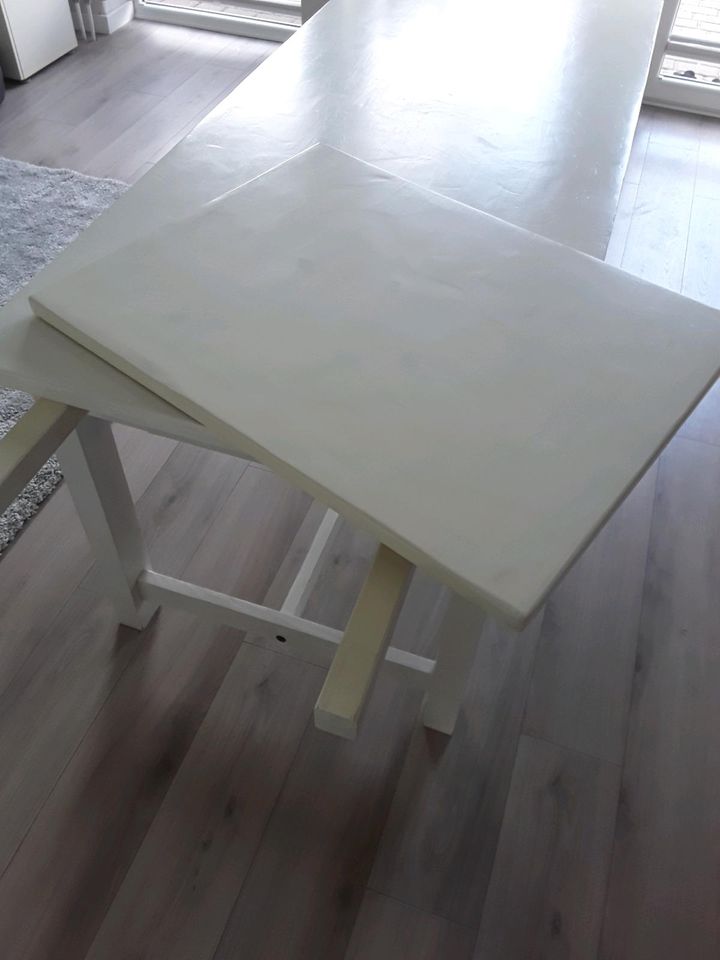 Esszimmer Tisch Holz weiß lackiert 80×180cm in Kiel