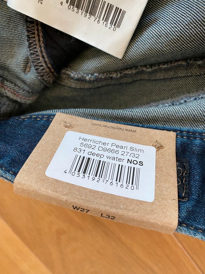 Herrlicher Pearl Slim 5692 Gr 27 / 32 Jeans NEU mit Etikett in Römerberg