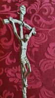 Kreuz Jesus Corpus Kruzifix Metall Edelstahl Silber Zinn – 19€ Nordrhein-Westfalen - Greven Vorschau