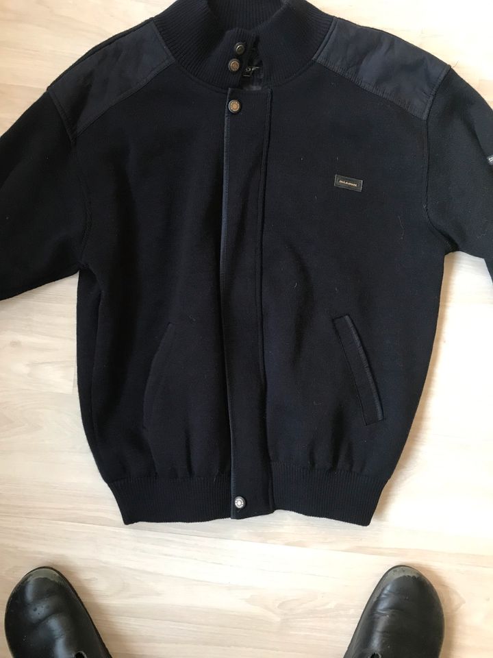 Paul & Shark Jacke Blouson L Navy and und dunkelblau wolle w neu in Köln