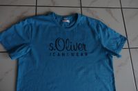 S.OLIVER T-Shirt Gr. XL Blau Kurzarm LOGO Hessen - Lorch Vorschau