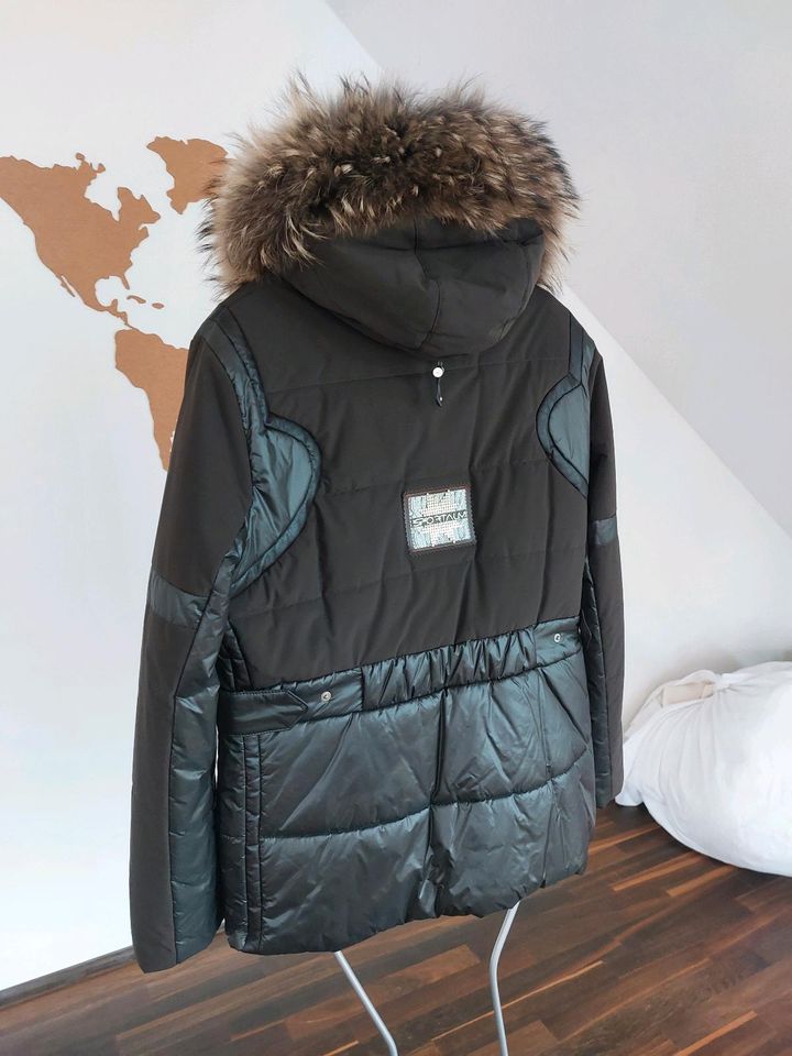 Sportalm Skijacke Winterjacke Hödur Damen braun Gr 40 Fell Pelz in Mülheim (Ruhr)